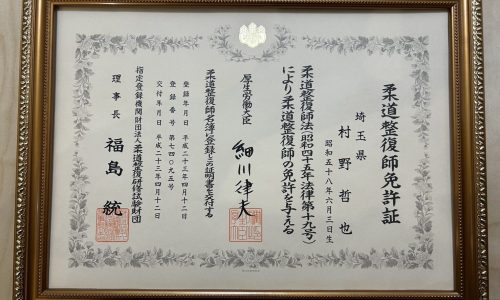 柔道整復師 旦那様